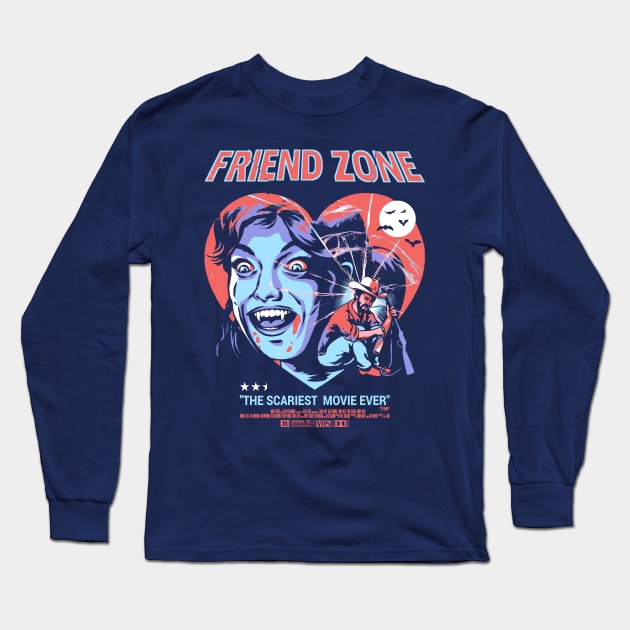 Friend Zone Long Sleeve T-Shirt by metalsan